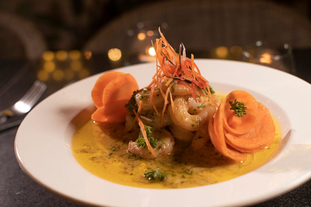 Camarones al ajillo