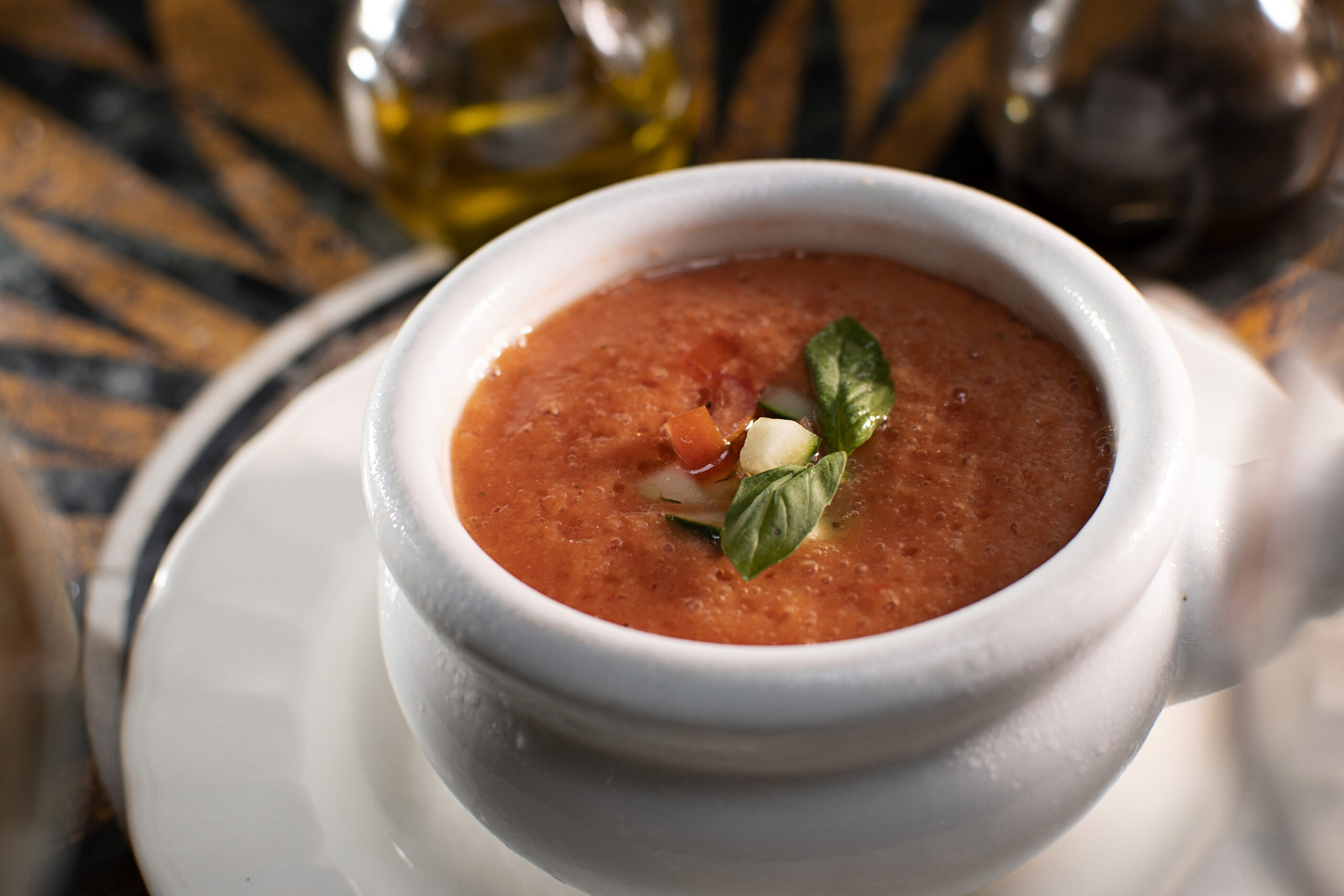 Tomato Gazpacho (vegetariano)