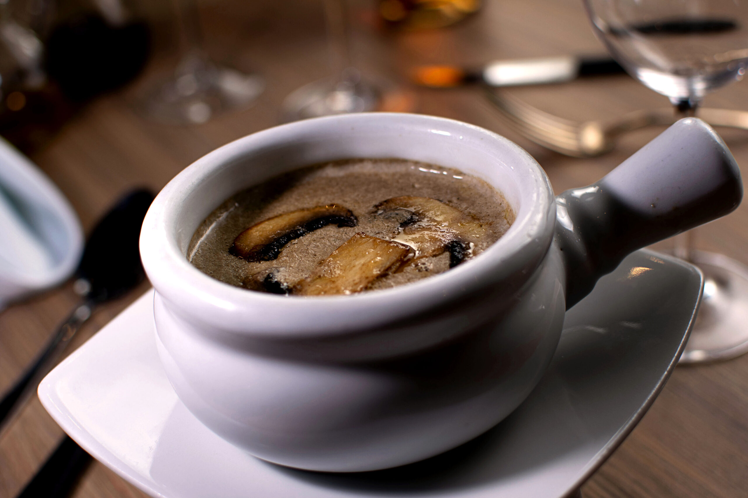 Cream of mushroom soup