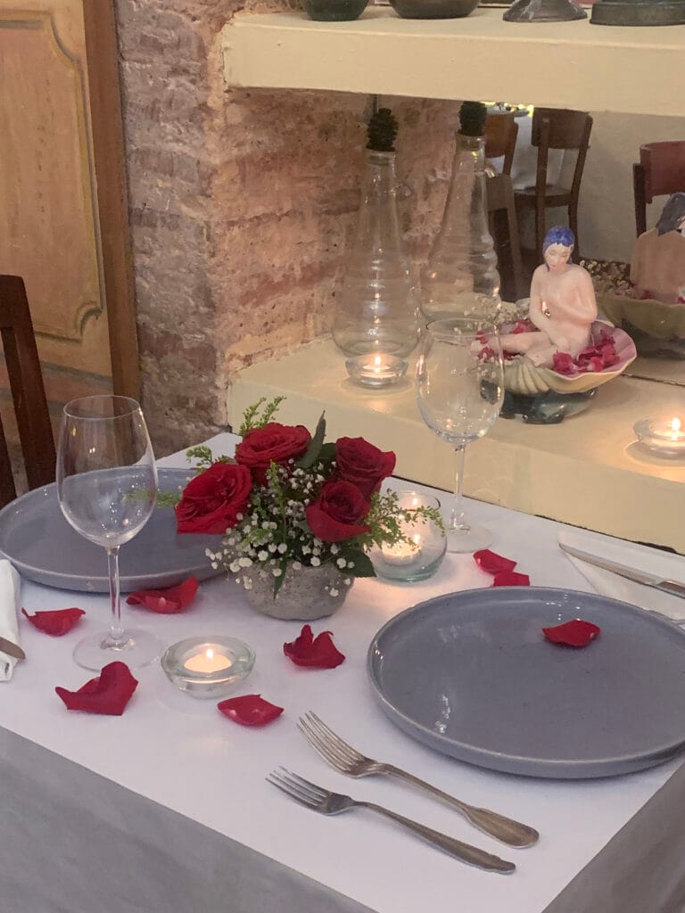 Cena romántica en Olano 1